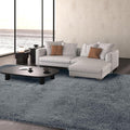 Fluffyrug Large Rugs for Living Room 10x14: Gray Extra Large Area Rugs 10x14 Living Room - Big Area Rug (Grey, 10x14 Feet)