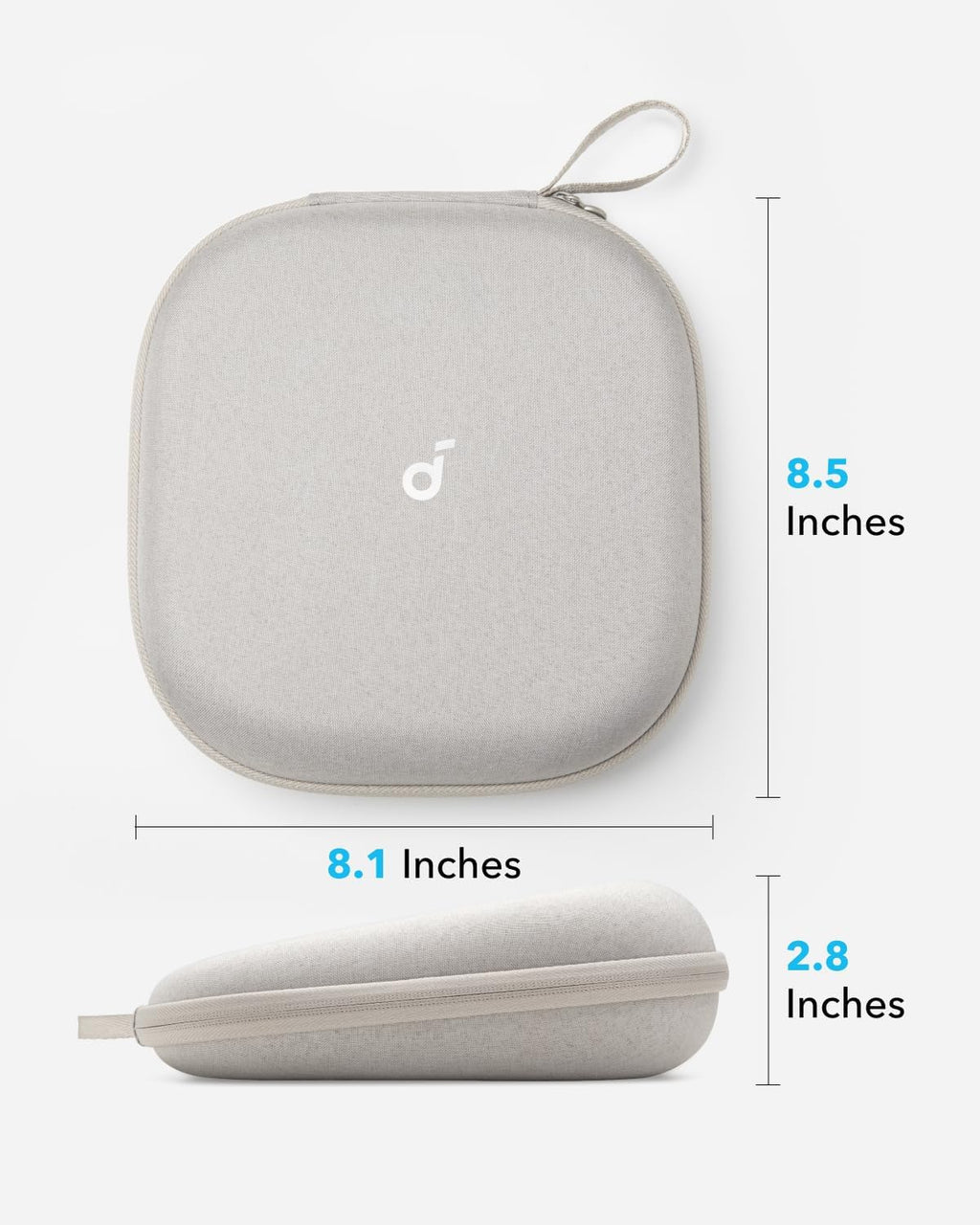 Soundcore Space One Pro by Anker, with Headphones Case, Adaptive Active Noise Cancelling Headphones Driven by 6 Mics, Super Foldable Design, 60H Lossless Audio, Ultra-Fast Charging, Hi-Res Wireless