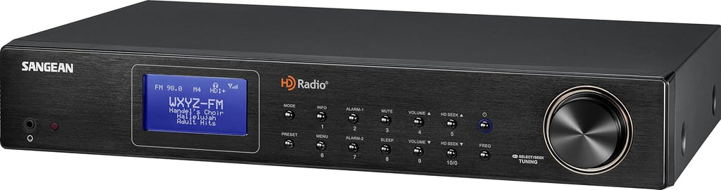 Sangean HDT-20 HD Radio/FM Stereo/AM Component Tuner, Black