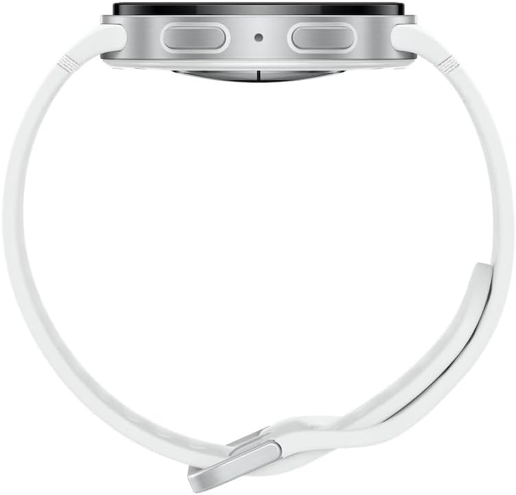 Samsung Galaxy Watch 8 (2025) 40mm LTE Smartwatch, Cushion Design, Fitness Tracker, Sleep Coaching, Running Coach, Energy Score, Heart Rate Tracking, Silver US Version (Renewed)