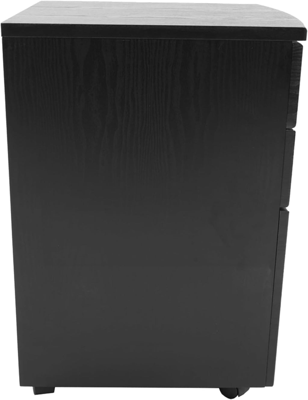 3 Drawer Rolling File Cabinet with Lock, Under Desk File Cabinet with Wheels, Printer Stand, Mobile Printer Shelf, Espresso Brown