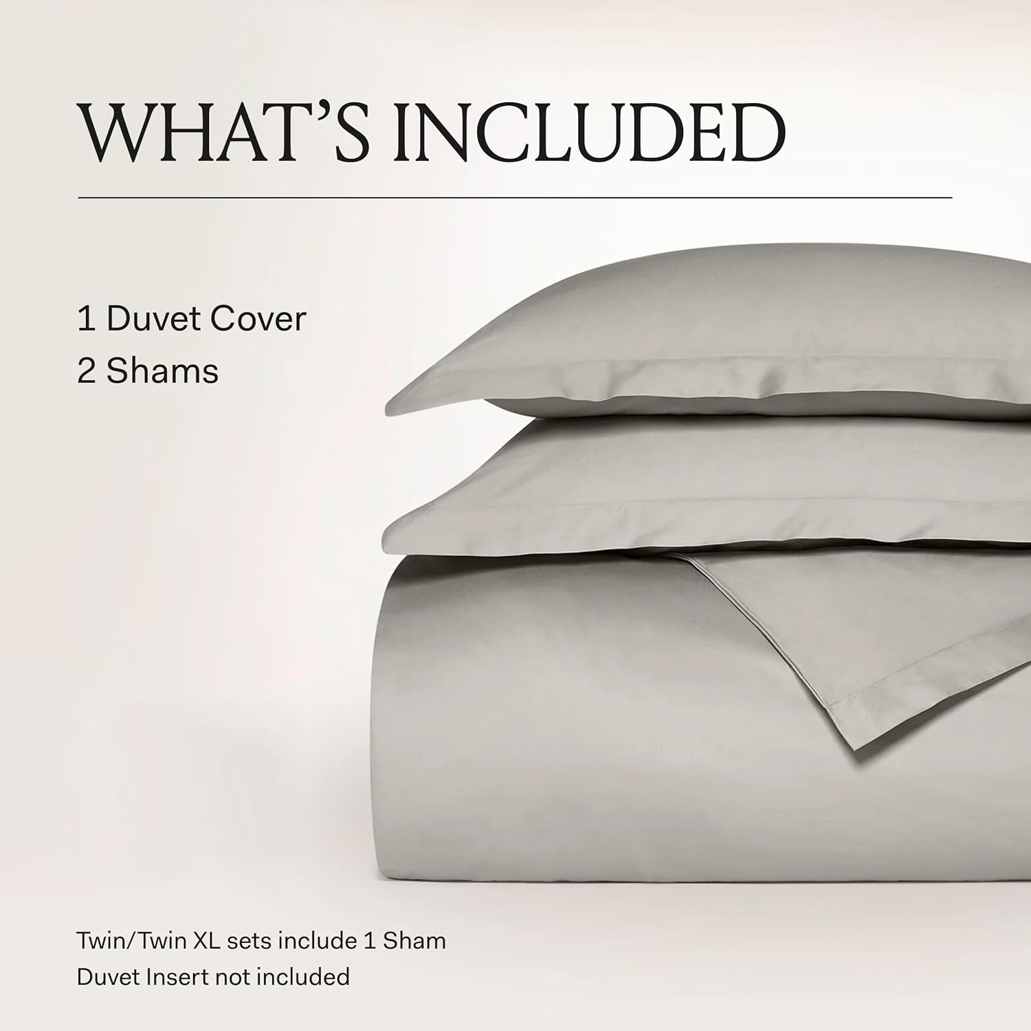 BOLL & BRANCH Signature Hemmed Duvet Set - Full/Queen, Sageleaf - Luxury 100% Organic Cotton - 1 Duvet Cover, 2 Shams - Buttery Soft, Hidden Closures