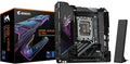 GIGABYTE Z890I AORUS Ultra Ultra Core (Series 2) LGA 1851, Mini-ITX, DDR5, 2X M.2, PCIe 5.0, Thunderbolt 4, WIFI7, 2.5GbE LAN, EZ-Latch