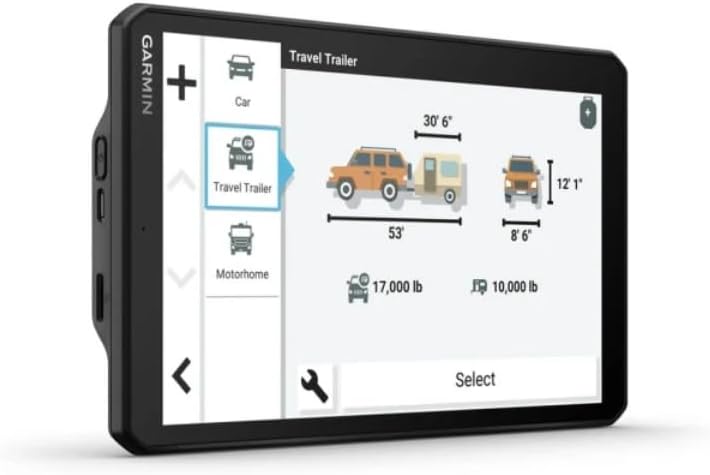 Garmin RV 895 GPS RV Navigator, 8” Large Easy-to-Read, Custom Routing, High-Resolution Birdseye Satellite Imagery, Directory of Parks and Services, Landscape/Portrait View Display Bundle