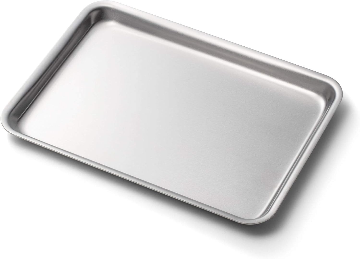 360 Stainless Steel Jelly Roll Pan, Handcrafted in the USA, 5 Ply, Surgical Grade Stainless Bakeware, Dishwasher Safe, Professional Grade, Use as Baking Pan, Roasting Pan (14"x10")