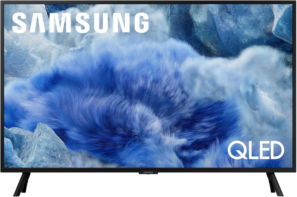 Samsung QN32Q8FAAFXZA 32 Inch Class QLED Q8F 4K Vision AI Smart TV with a Walts Medium Full Motion Mount for 32"-65" TVs and Amber Protection 3-Outlet-Surge Surge Protector (2025)