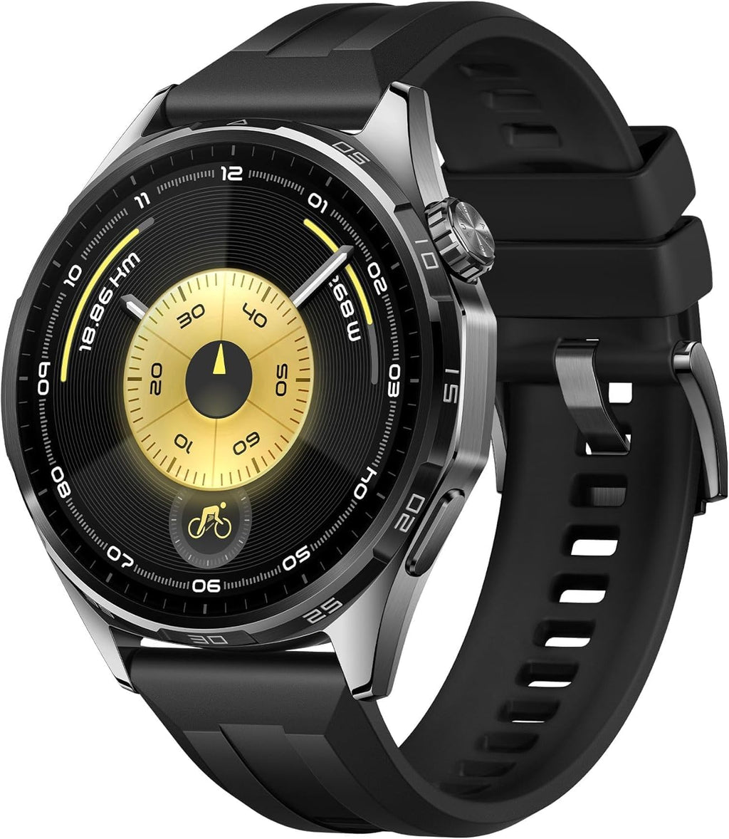 HUAWEI Watch GT 6 Smart Watch, 1.47'' Display, up to 21 Days Battery Life, GPS Smart Watches with 100+ Sports Mode, iOS & Android Compatible, Emotional Wellbeing, Health Monitoring, 46mm, Black