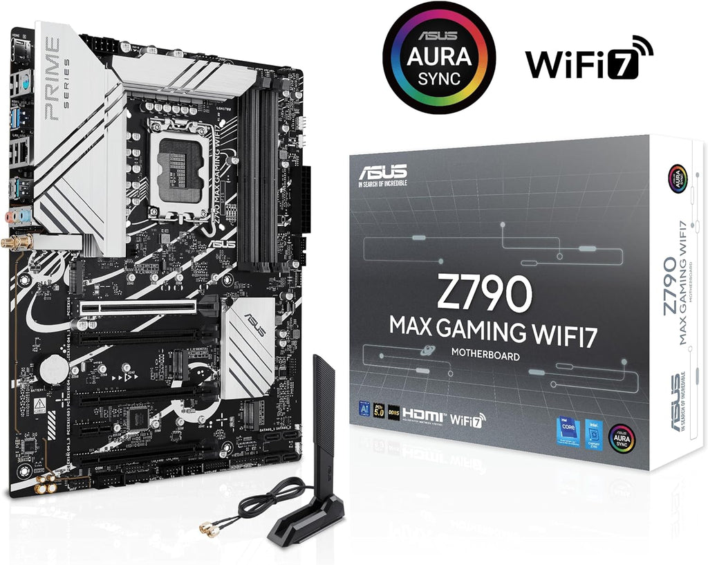 Micro Center CPU Motherboard Combo -12900K 12th Gen 16-Cores LGA 1700 Desktop Processor with Z790 MAX Gaming WIFI7 ATX Motherboard