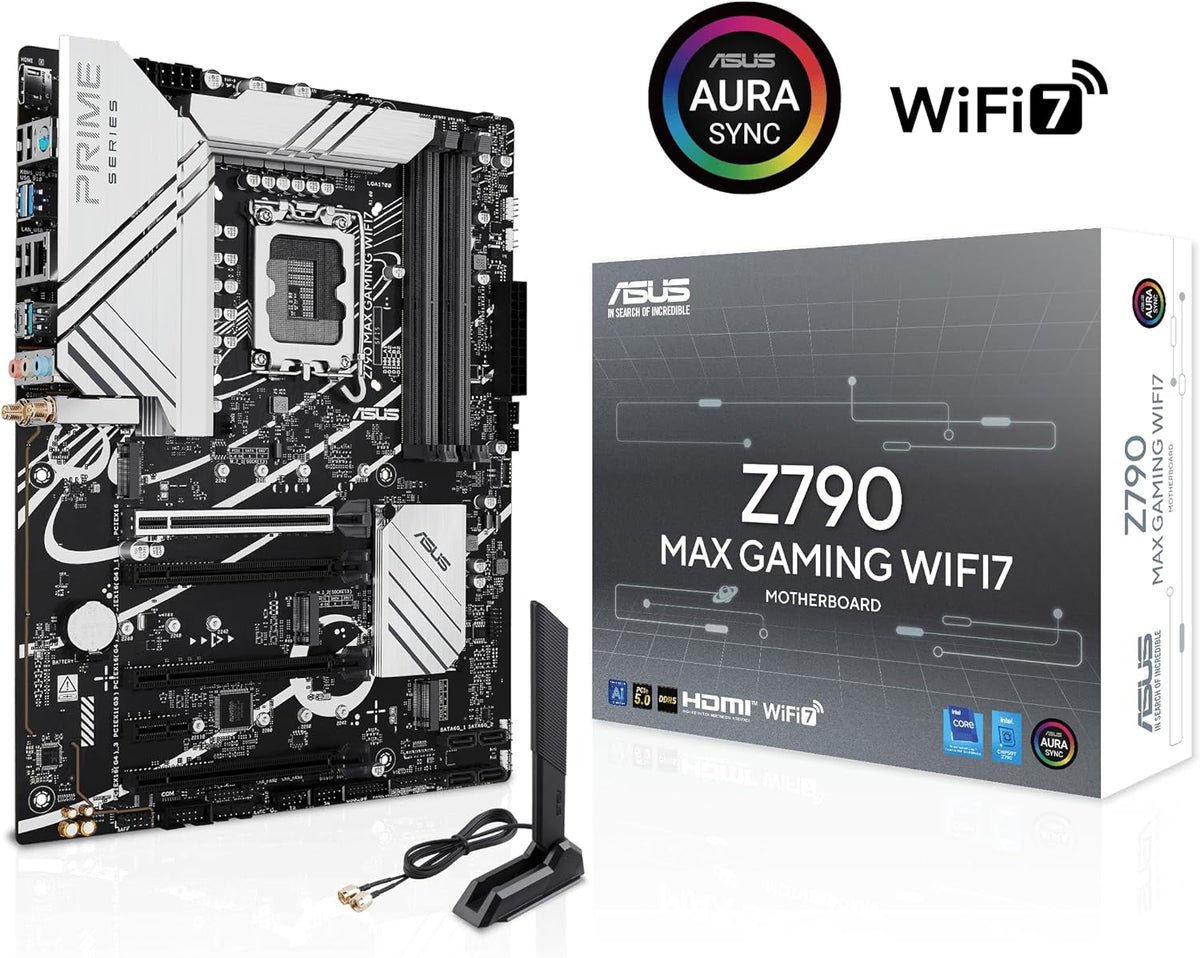 Micro Center CPU Motherboard Combo -12900K 12th Gen 16-Cores LGA 1700 Desktop Processor with Z790 MAX Gaming WIFI7 ATX Motherboard