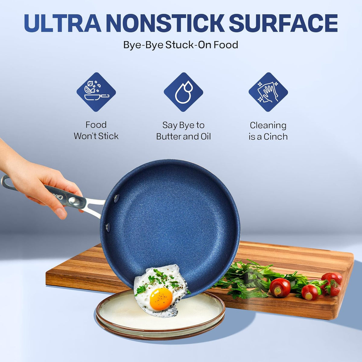 Granitestone 20 Pc Kitchen Pots and Pans Set Non Stick Cookware Set, Kitchen Cookware Sets with Cooking Utensils and Bakeware Set, Made Without PFOA and PFOS, Oven and Dishwasher Safe