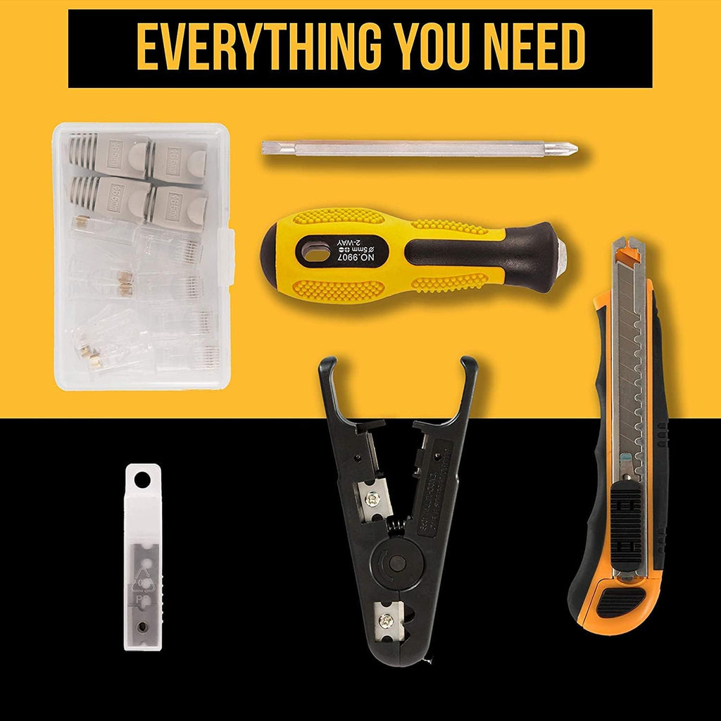 InstallerParts Network Repair Tool Kit 15 In 1 – Electronic Tool Set (6 Pack)