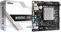 ASRock N100DC-ITX Mini-ITX Motherboard - Intel N100 Quad-Core (3.4GHz), DDR4, HDMI/D-Sub, Dual M.2 (NVMe/WiFi), SATA3, USB 3.2, Gigabit LAN, 19V DC Power