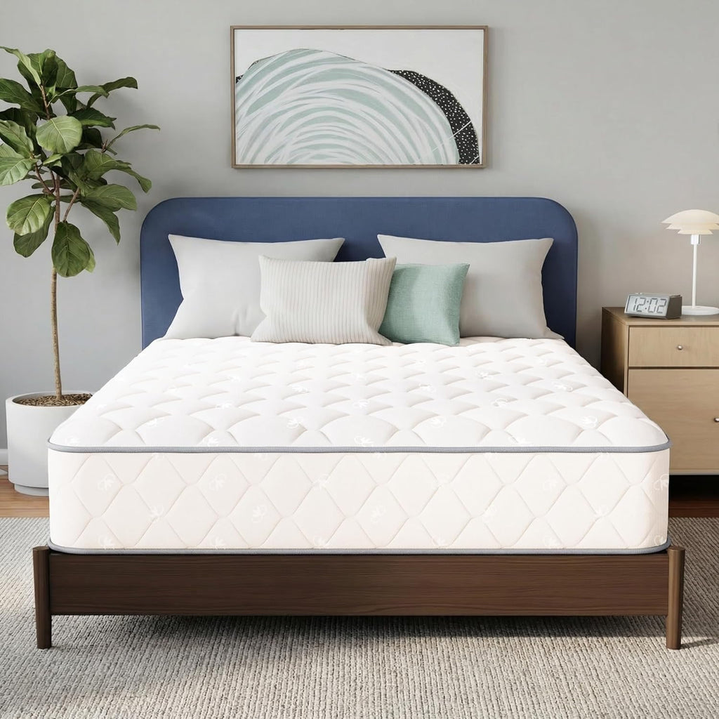 Neo Sleep Full Size Mattress, 8 Inch Hybrid Comfort & Supportive Mattress in a Box, Cooling Gel Memory Foam and Spring with Pressure Relief, CertiPUR-US Certified