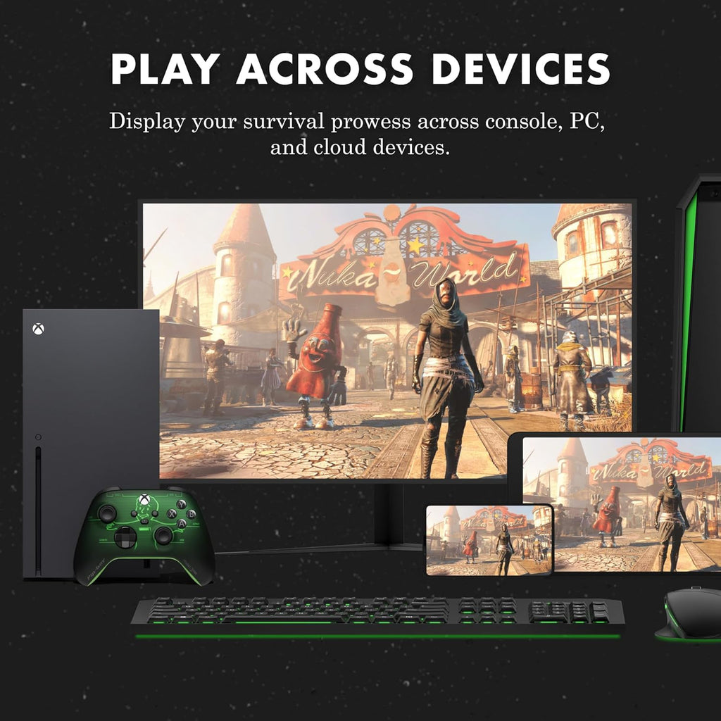 Xbox Wireless Gaming Controller | Fallout Pip-Boy Edition | Console, PC, & Android | Textured Grip | Wireless, Bluetooth, USB-C Connectivity