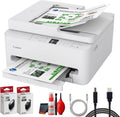 Canon PIXMA TR7120 MFP Inkjet Printer for Home Office, Schoolwork, Documents, Labels, Photos, Crafts and Wireless Printing from Devices (7178C002) + Printer Cable + Cleaning Kit (6pc Bundle)