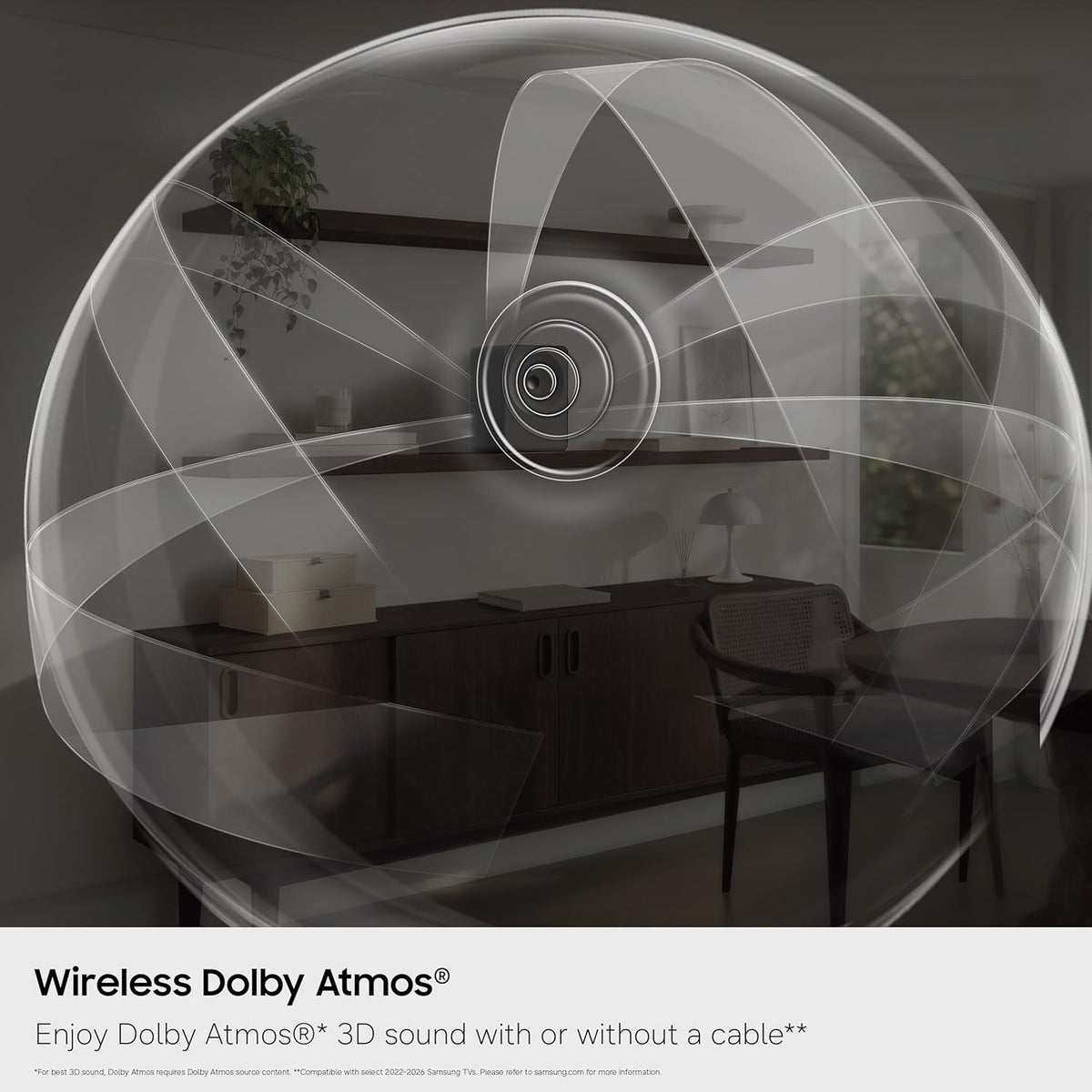Samsung HW-LS70H Music Studio 7 Wireless Smart Speaker, 3.1.1ch w/Dolby Atmos, Wi-Fi & Bluetooth Connectivity, Q-Symphony, SpaceFit Sound Pro, Smart Integration, Alexa Built-in (2026 Model)