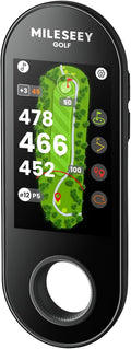 MILESEEY GeneSonic Go Handheld Golf GPS Rangefinder, 43000+ No Subscription Preloaded Courses, Auto Hole Golf Yardage Device, Touchscreen, 10H Battery, Magnetic, Waterproof, Hazard, Green Distances