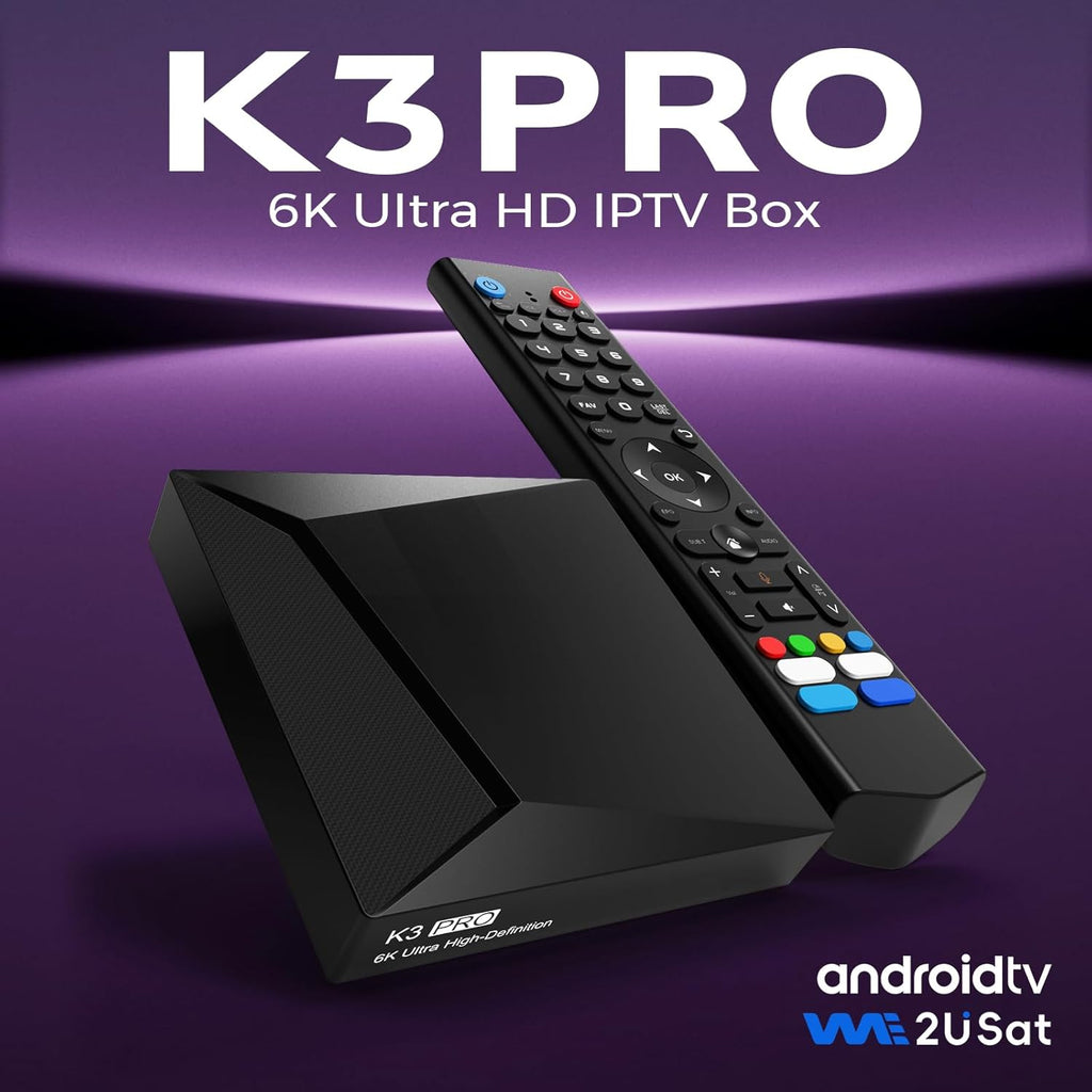 K3 Pro Smart Media Player,4GB RAM+32GB ROM,1x Remote Control, 1x HDMI Cable,Build in WiFi,ABS Enclosure Design,Ultra-Compact 105mm Design