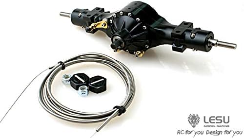 Lesu Metal Rear Axle Differential Lock 1/14 Rc Tractor Truck Tmy Model Q-9017