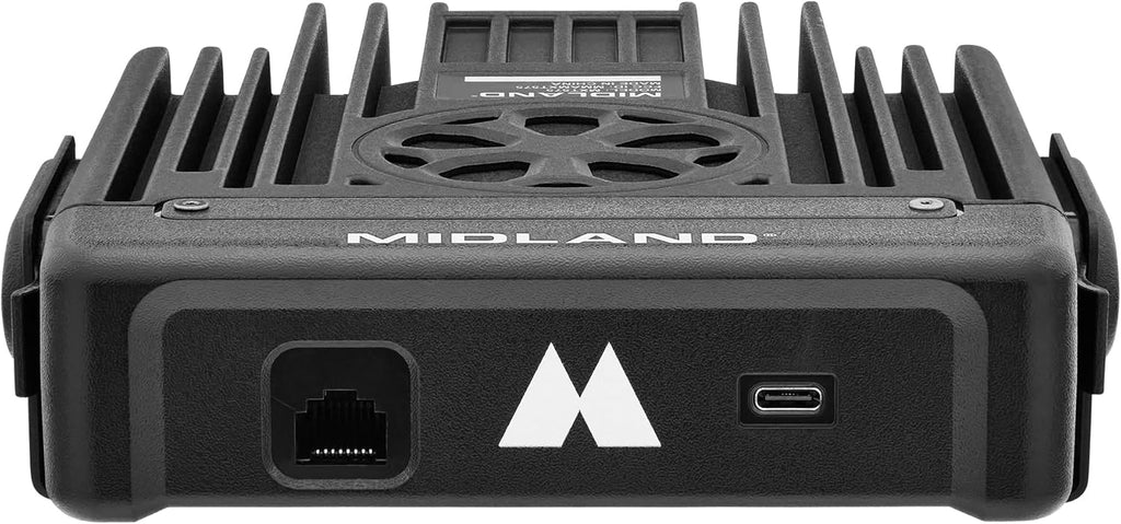 Midland MXT575J Jeep MicroMobile GMRS Two Way Radio with NOAA Weather Scan and Alert - for Farms, Ranches, Overlanding - Repeater Capable, Integrated Control Mic,- External Magnetic Mount