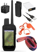 Garmin Alpha 300 Handheld, Advanced Dog Tracking and Training Handheld, Touchscreen with Leash and Whistle Bundle