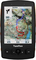 TwoNav Aventura 2 Plus (32 GB), Handheld GPS with 3.7-inch Wide Screen, Buttons and Joystick for Mountaineering, Mountaineering, Trekking or Hiking with maps Included. Colour Orange