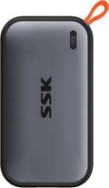 SSK Portable SSD 1TB External Solid State Drives, up to 1050MB/s USB C SSD External Hard Drive USB 3.2 Gen2 for iPhone 15/16/17Pro, Windows, Mac, Android Phones and Tablets