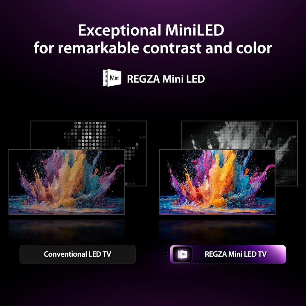 Toshiba 55" Z670R Series Mini-LED 4K UHD Smart Fire TV (55Z670R, 2026 New) - QLED, Native 144Hz, HDR10+, Dolby Vision IQ, REGZA Engine Zri, Dolby Atmos, Game Mode Pro, Alexa Built-in, Japan Quality