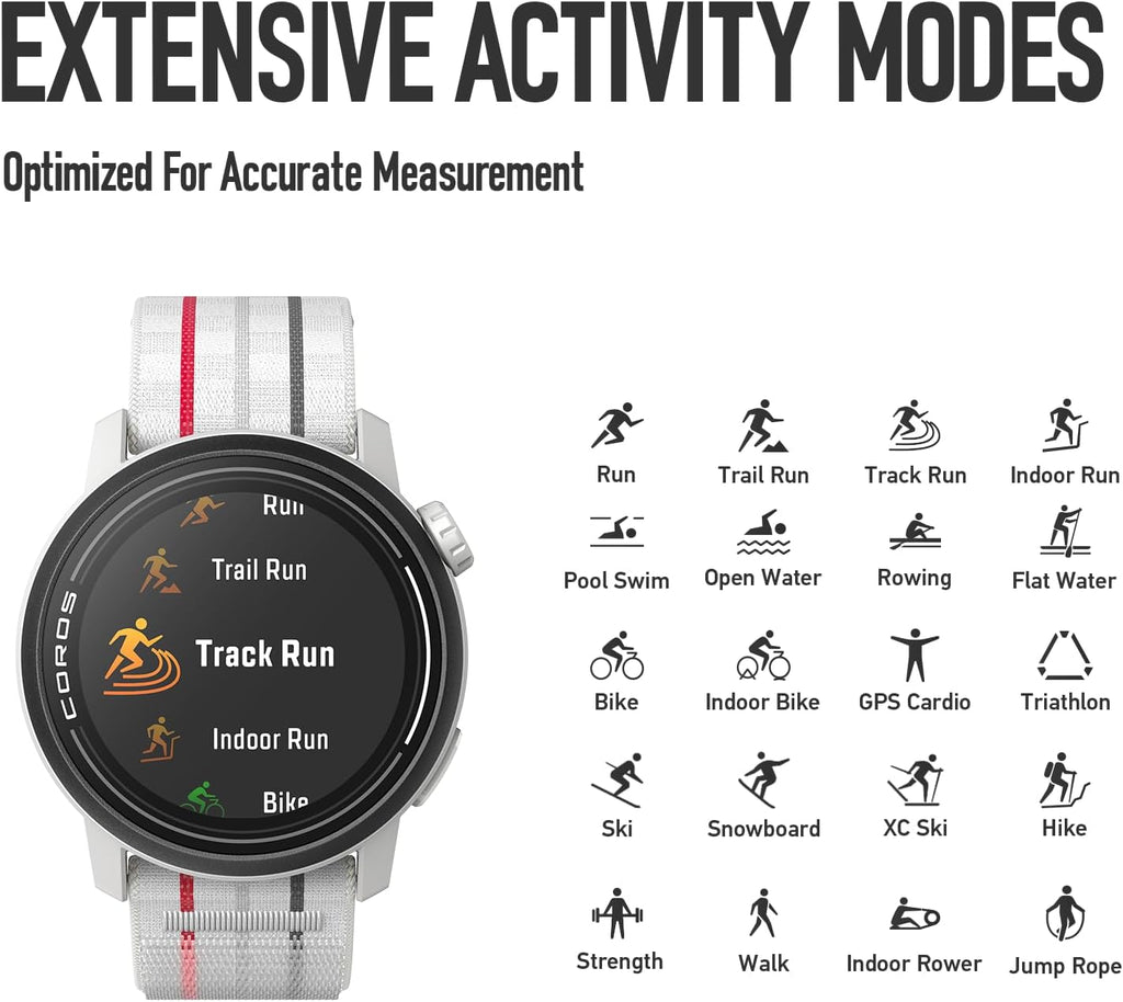 COROS PACE 3 GPS Sport Watch - Lightweight, Comfortable Running Watch, 17-Day Battery Life, Accurate GPS, Heart Rate Monitor, Navigation, Sleep Tracking - Black Silicone