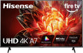 Hisense 55" Class A7 Series (55A7NF,2025 Model) 4K UHD Smart Fire TV, Voice Remote with Alexa, Wide Color Gamut, HDR10+, Dolby Vision & Atmos, Game Mode, ALLM, Stream Live TV Without Cable