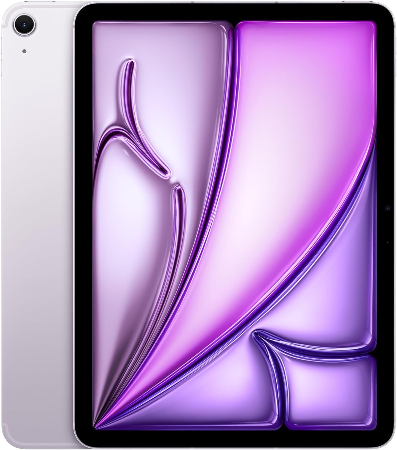 Apple iPad Air 11-inch (M2): Built for Apple Intelligence, Liquid Retina Display, 1TB, 12MP Front/Back Camera, Wi-Fi 6E + 5G Cellular, Touch ID, All-Day Battery Life — Purple