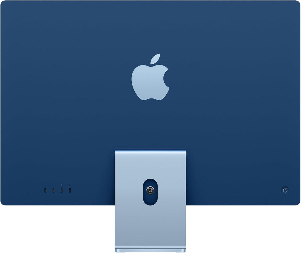 2021 Apple iMac with Apple M1 Chip with 8-core CPU (24-inch, 8GB RAM, 256GB SSD Storage) (QWERTY English) Blue (Renewed)