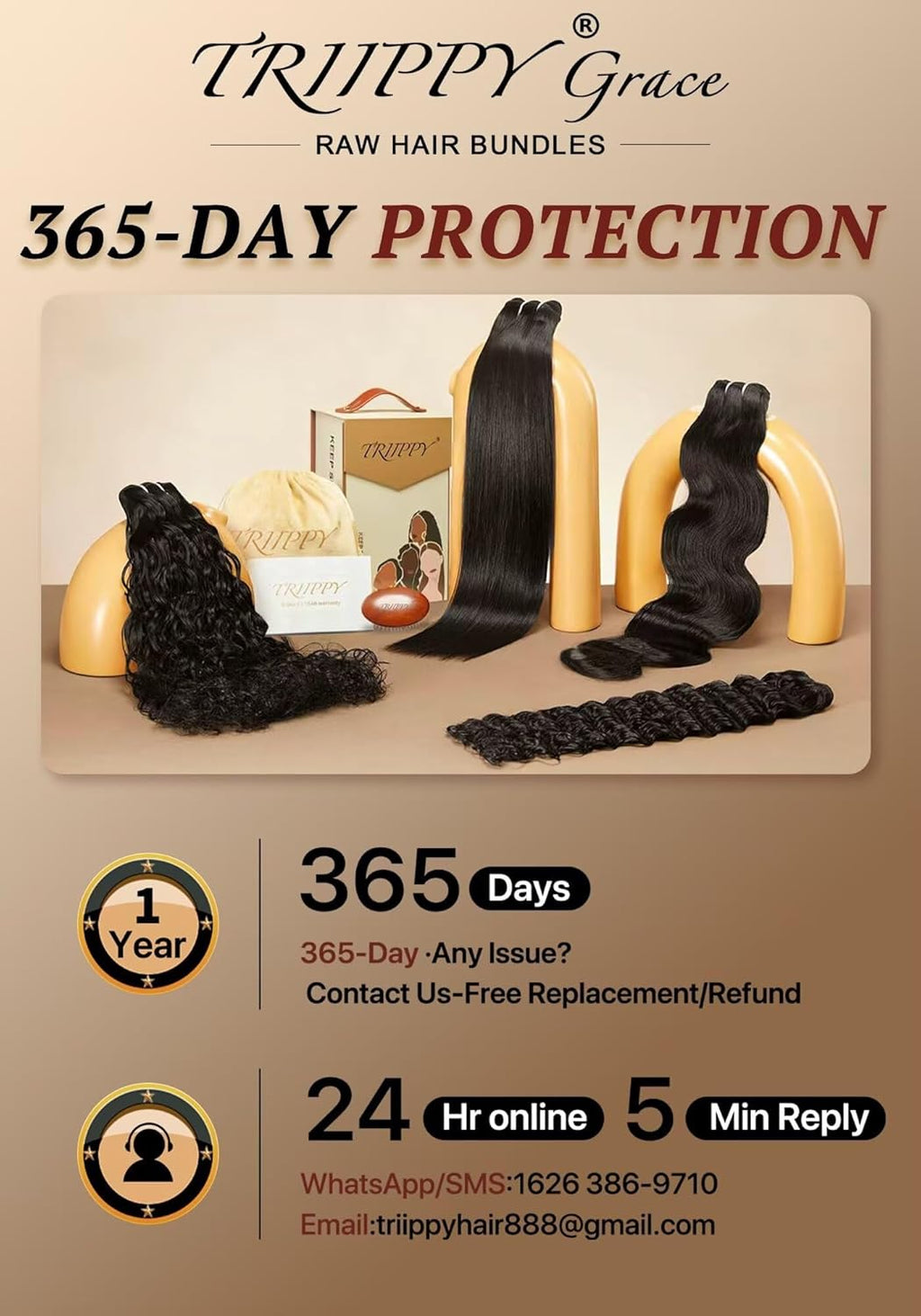 TRIIPPY Body Wave Bundles Human Hair,100% SoftMAX Raw Cambodian Hair Wavy 3 Bundles,Triple The Lifespan Over Regular Virgin Hair Bundle,No.1 Raw Hair Brand On Amazon(16 18 20 Inches,Natural Color)