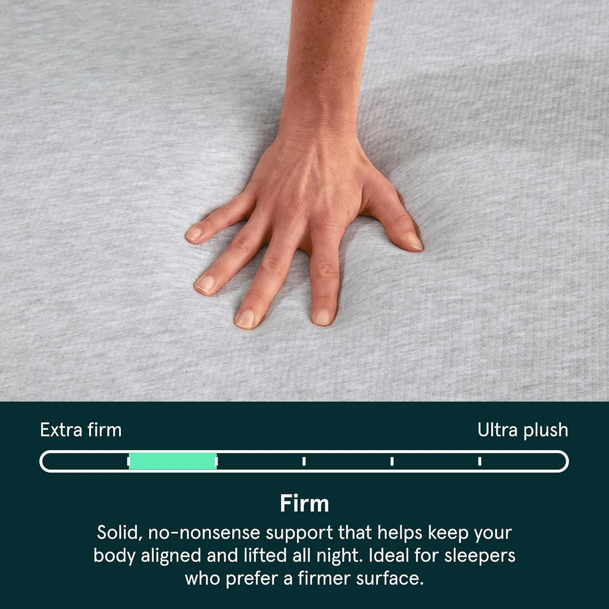 Kin By Tuft & Needle Firm 6" Twin Adaptive Foam Mattress in a Box, Cooling Pressure Relief, Balanced Support, 100 Night Trial, Fiberglass-Free, CertiPUR-US, 10-Year Limited Warranty