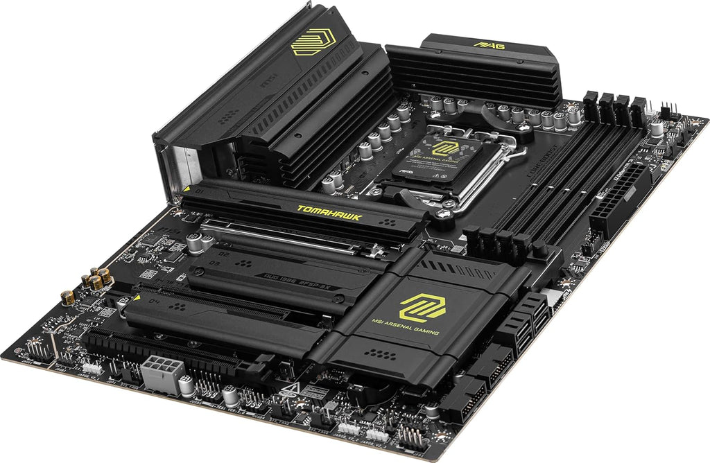 MSI MAG X870 Tomahawk WiFi Gaming Motherboard (AMD Ryzen 9000/8000/7000 Series Processors, AM5, DDR5, PCIe 5.0, M.2 Gen5, SATA 6Gb/s, USB 40Gbps, HDMI/DP, Wi-Fi 7, Bluetooth 5.4, 5Gbps LAN, ATX)