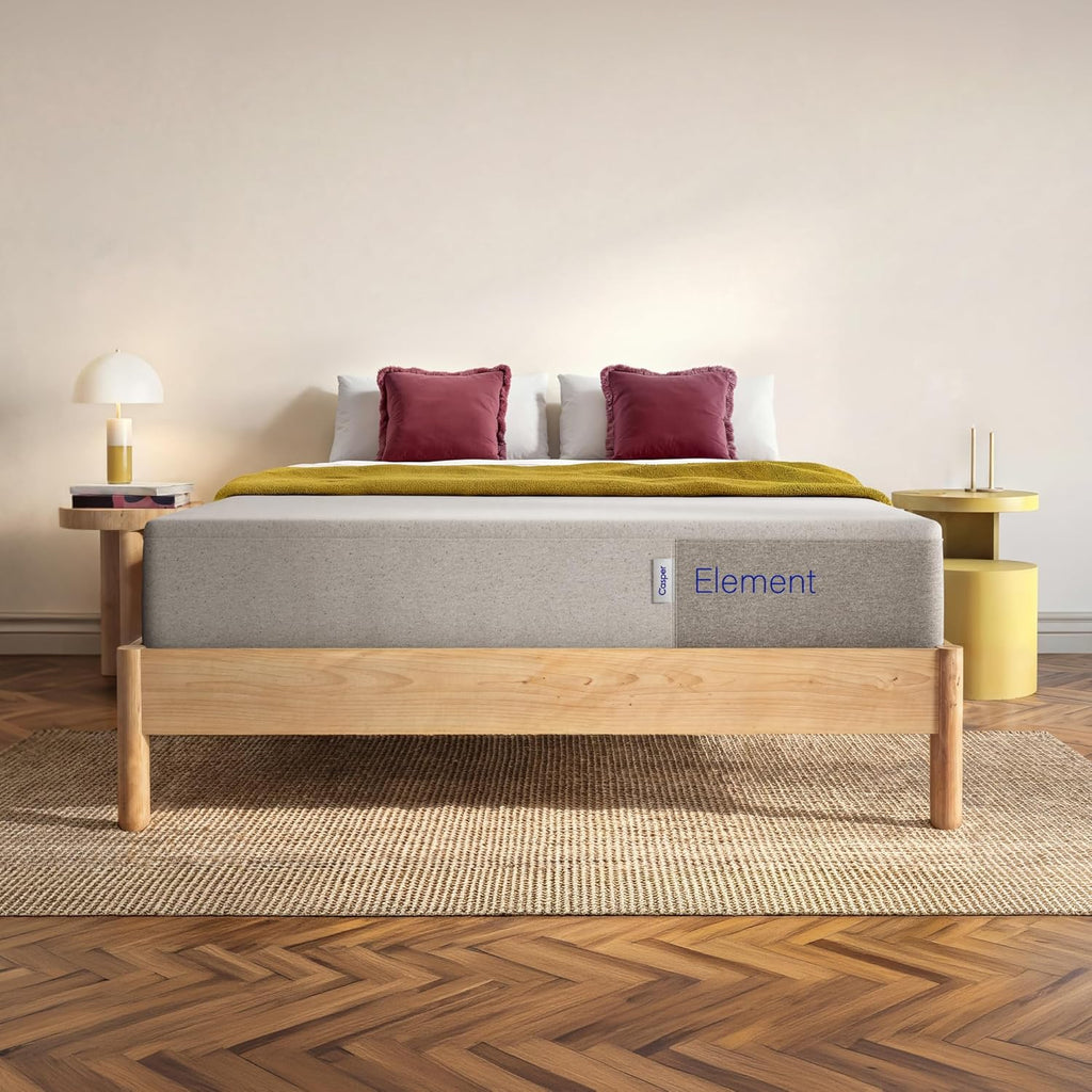 Casper Sleep Element Hybrid Full Mattress - Medium Firm Feel - Motion Isolation - Breathable, Cooling Memory Foam - 100-Night Trial - CertiPUR-US
