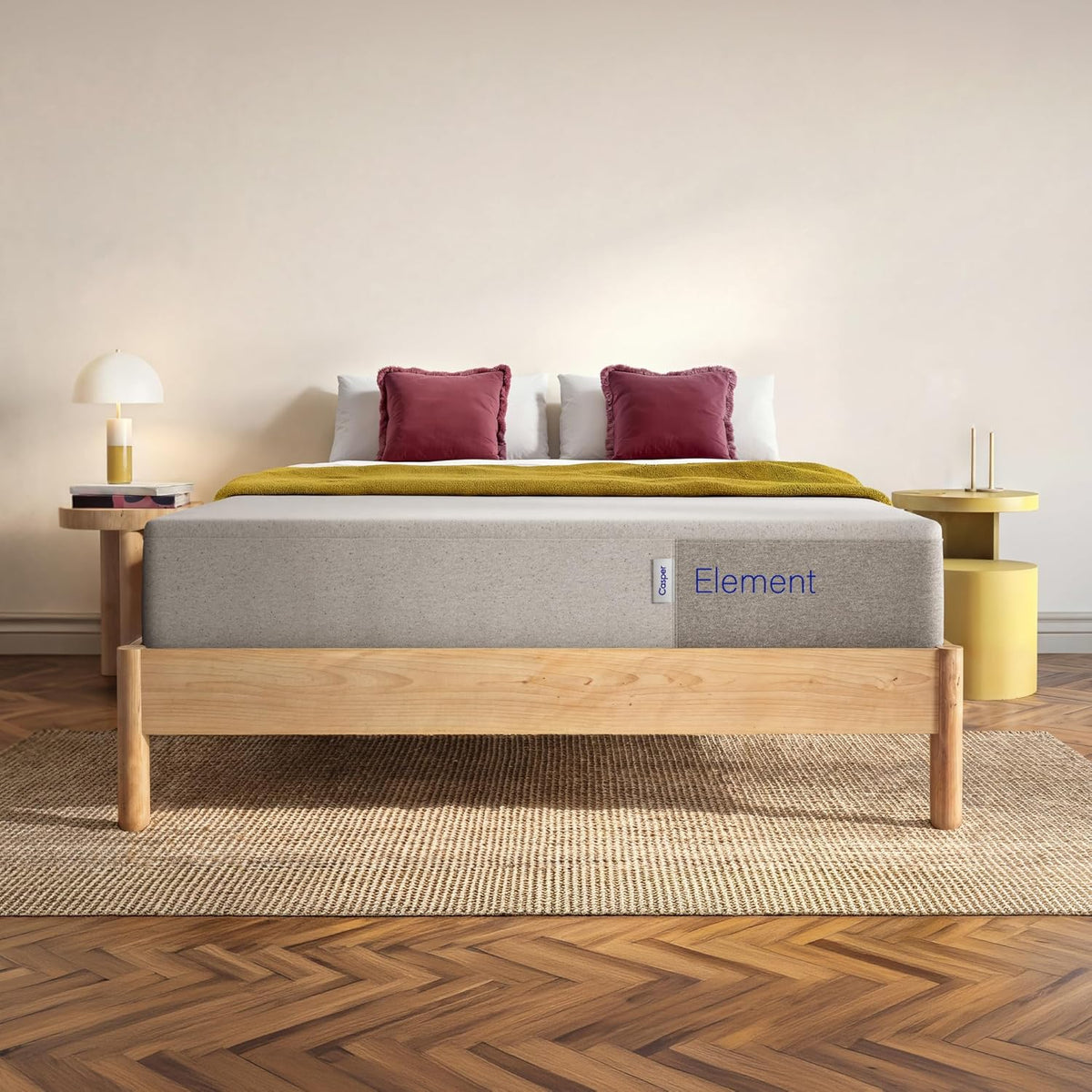 Casper Sleep Element Hybrid Full Mattress - Medium Firm Feel - Motion Isolation - Breathable, Cooling Memory Foam - 100-Night Trial - CertiPUR-US