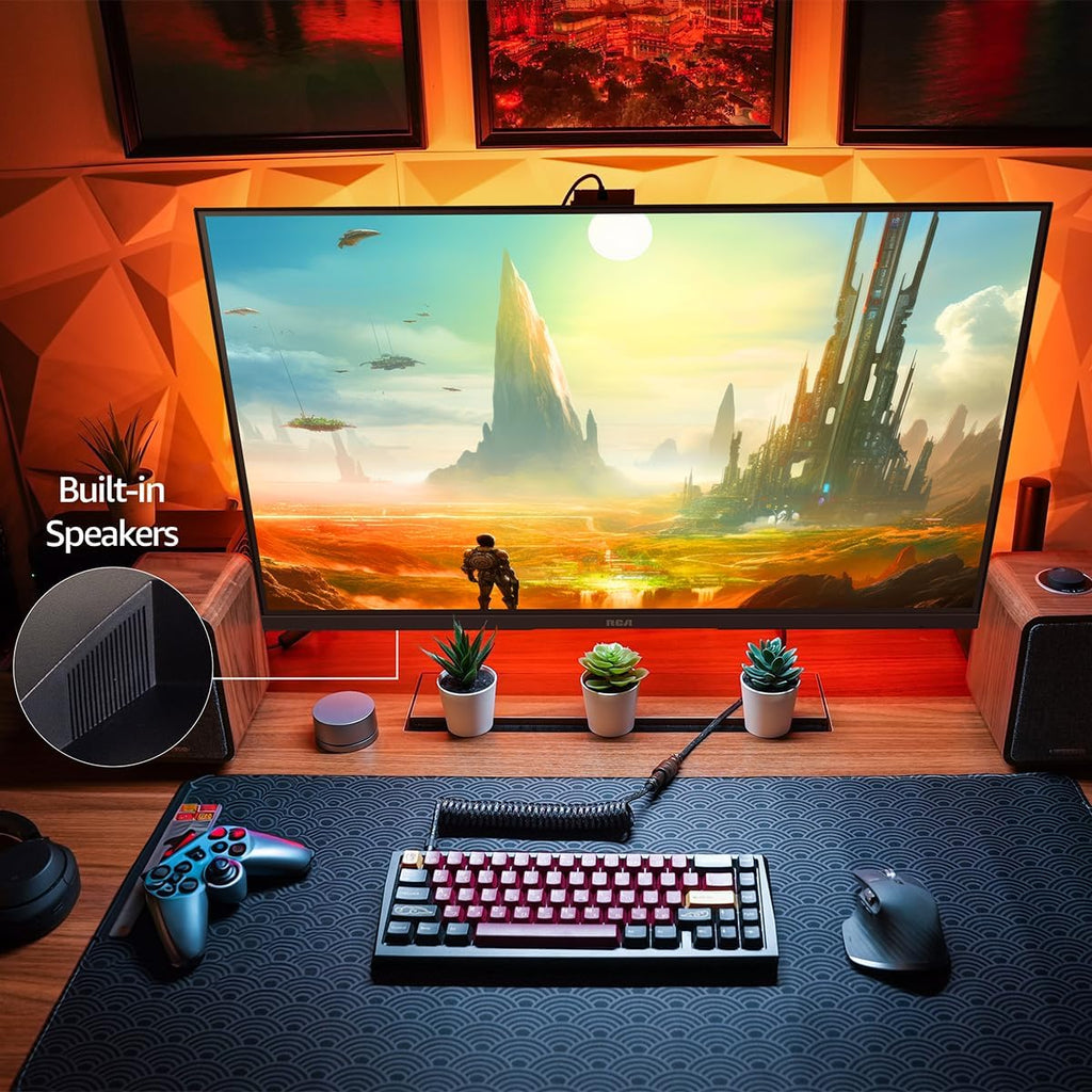 RCA 27" Evolution Premium QHD Gaming Monitor | 240Hz, 2560 x 1440p Computer Monitor with Adaptive Refresh Technology & 1ms Response, HDR10, RGB Backlighting & Adjustable Stand | M27PG135F