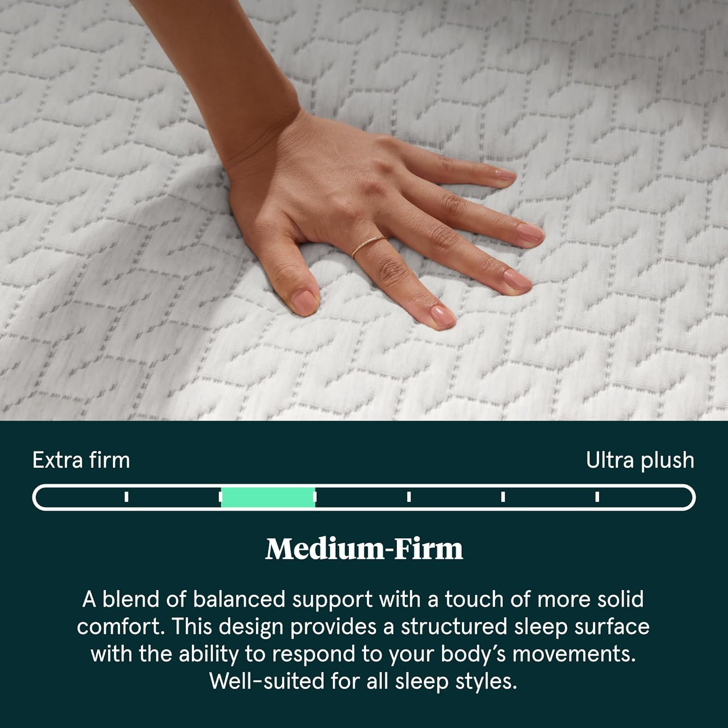 Tuft & Needle - Original Medium 10" Gel Foam Full Mattress - Adaptive Foam, Pressure Relief, Supportive, Cooling, CertiPUR-US, 100-Night Trial, and 10 Year Limited Warranty