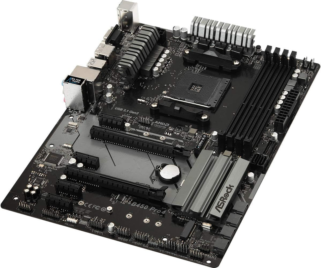 ASRock ATX Motherboard (B450 PRO4)