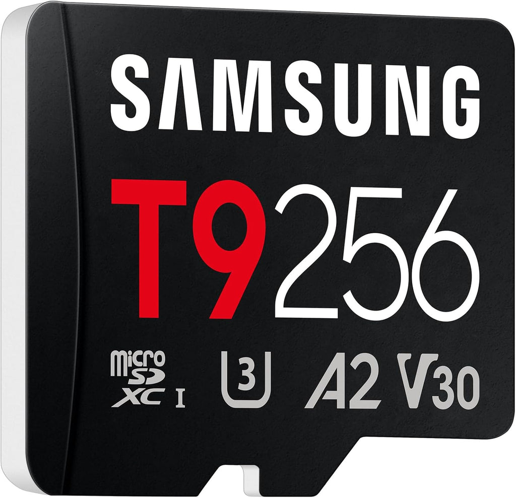 Samsung microSDXC T9 256GB, Read/Write Speeds Up to 200/130 MB/s, Made for Avid Gamers & Professional Creators (MB-MH256T/AM)