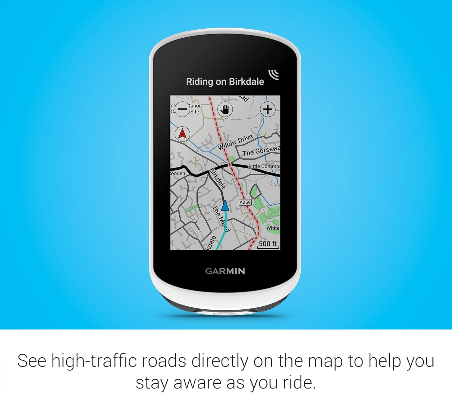 Garmin Edge® Explore 2, Easy-To-Use GPS Cycling Navigator, eBike Compatibility, Maps and Navigation, with Safety Features (Renewed)