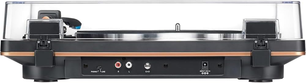 Audio-Technica AT-LP70X-BZ Fully Automatic Belt-Drive Turntable, Black/Bronze Bundle with AT-SP3X Bookshelf Speakers and Deco Gear CPS 26 Month Protection Pack (Beach-CPS- 26500)
