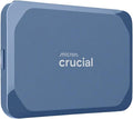 Crucial X10 8TB Portable SSD, Up to 2,100MB/s, USB 3.2 USB-C, External Solid State Drive, Compatible with Windows, Mac & Android, Durable Storage for Games, Photos & Files, Blue - CT8000X10SSD9-02