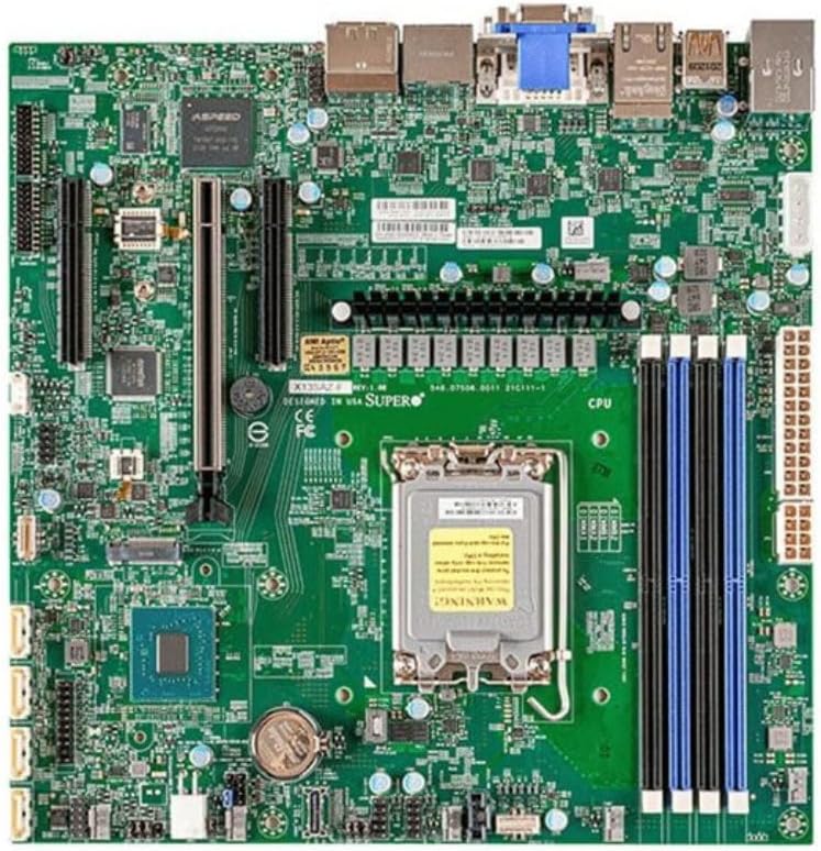 Supermicro MBD-X13SAZ-F-B Intel R680E Single Socket V0 Micro-ATX Motherboard