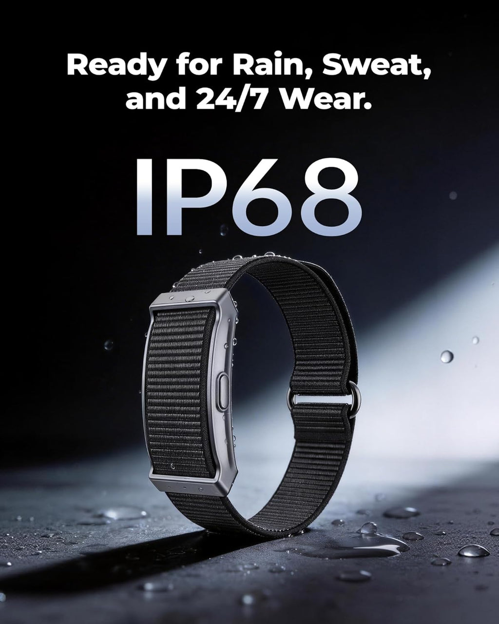 Fitness Trackers for Men & Women, Smart Bracelet with 24/7 Activity & Sleep Tracking, Heart Rate, Blood Oxygen, HRV & Stress Monitor, 30-Day Battery, Smart Band, GPS Modes, Free APP, 3 Bands