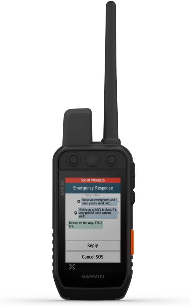 Garmin Alpha 200i Dog Tracking Handheld, Utilizes inReach Technology, Sunlight-readable 3.6" Touchscreen (010-02230-50)