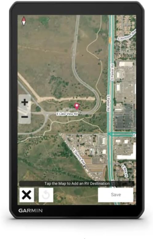 Garmin RV 895 GPS RV Navigator, 8” Large Easy-to-Read, Custom Routing, High-Resolution Birdseye Satellite Imagery, Directory of Parks and Services, Landscape/Portrait View Display Bundle