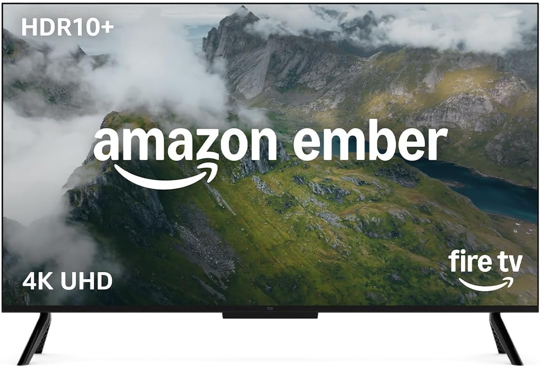Amazon Ember 55" 4-Series with Fire TV (newest model), 4K Ultra HD smart TV with Alexa Remote, HDR10+, fast processor, Dolby Audio, Ambient Experience, free and live TV, find shows faster with Alexa+