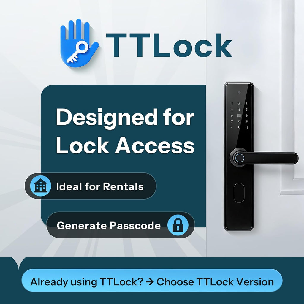 Moquin Smart Key Lock Box, TTLock APP Control, Fingerprint, Manual Keys, Access Card, EKey and Passcode Unlock, Electronic Bluetooth Wireless Lock Box for Airbnb Realtor House Office